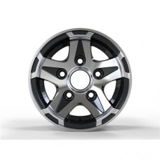 GG Trailer Black Polished 6x10 5x112 ET0 CB67,1 (No Cap) 60° 275885