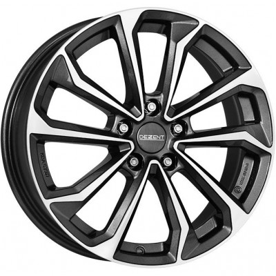 Dezent KS dark Gunmetal/polished 7,5x18 5x114,3 ET51 CB67,1 60° 730 kg TKSF0FP51E