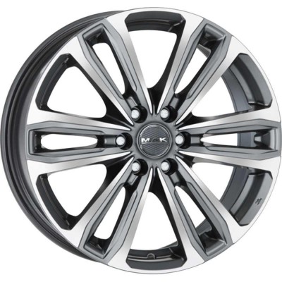 MAK Safari6 Gun Met-Mirror Face 7,5x17 6x139,7 ET38 CB67,1 60° 970 kg F7570AF6QM38VO3