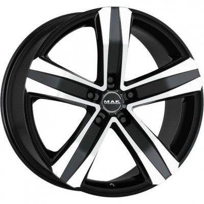 MAK Stone 5 Black Mirror 6,5x16 5x114,3 ET45 CB66,1 60° 1350 kg F65605TBM45FN2Y