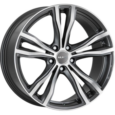 MAK X-Mode Gun Met-Mirror Face 9,5x21 5x112 ET37 CB66,6 60° 1020 kg F9521XMQM37WS1X