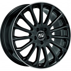MSW 30 Gloss Black+Diamond Lip 7,5x18 5x114,3 ET40 CB73,1 60° 725 kg W19319505TGA