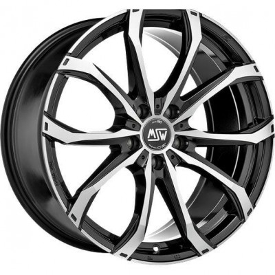 MSW 48 Van Gloss Black Full Polished 6,5x16 5x118 ET55 CB71,1 60° 1350 kg W19299001T56