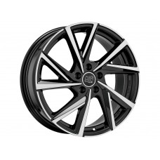 MSW 80-5 Gloss Black Full Polished 7x17 5x112 ET37 CB57,1 R13 690 kg W19383006T56