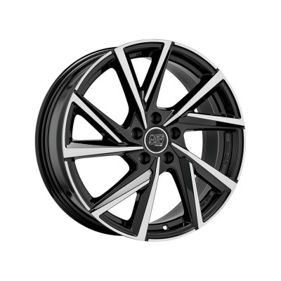 MSW 80-5 Gloss Black Full Polished 7x17 5x112 ET37 CB57,1 R13 690 kg W19383006T56