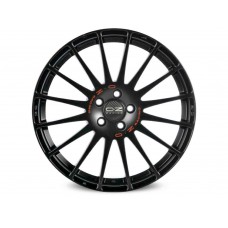 OZ Racing Superturismo GT Matt Black Red Lettering 7,5x17 5x112 ET50 CB75,0 R12 700 kg W0168125179
