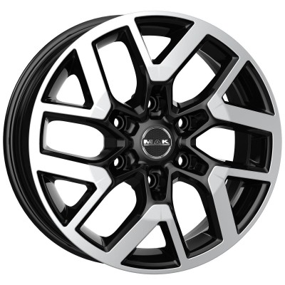 MAK Gravel Black Mirror 7x17 6x120 ET50 CB74,5 60° 1215 kg F7070GRBM50TR