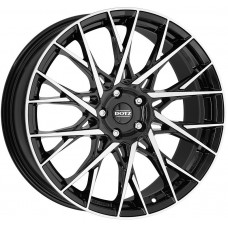 Dotz Fuji dark Black/polished 7,5x18 4x100 ET45 CB60,1 60° 670 kg OFUF2BP45