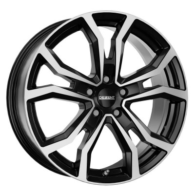 Dezent TV dark Black/polished 8,5x20 5x112 ET28 CB66,6 60° 960 kg TTV0L8BP28E